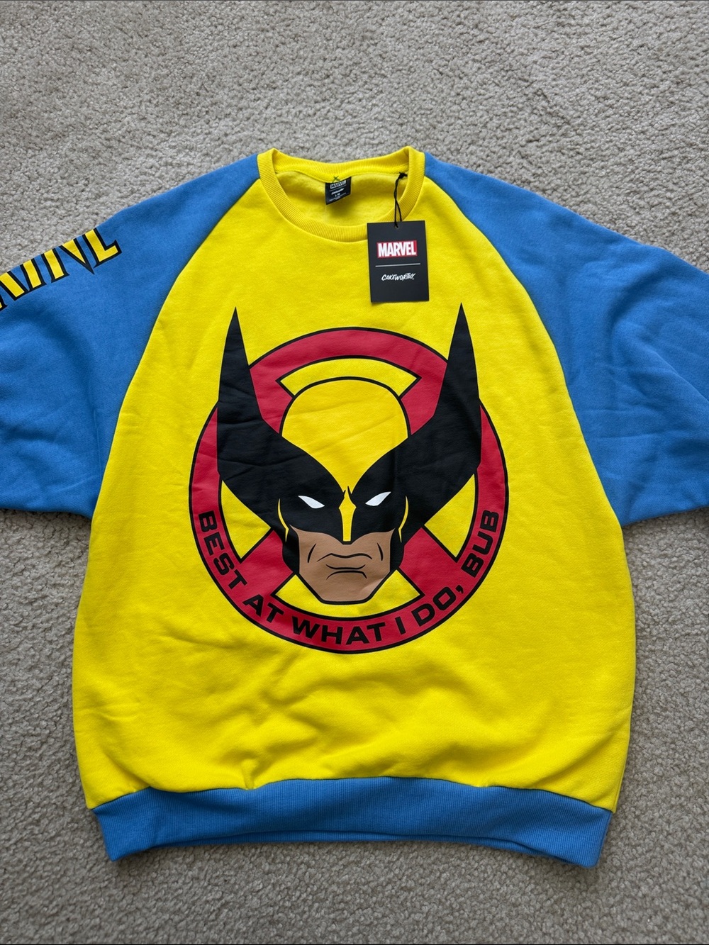 Marvel & Cakeworthy collab Wolverine Crewneck Sweatshirt - Size L